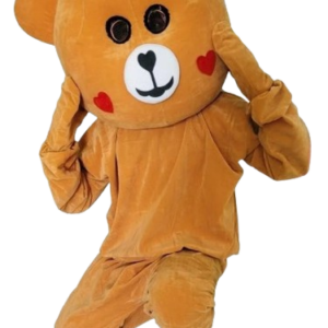High Quailty Brown Teddy Bear Full Costume Mascot For Prank or Birthday Elders Halloween Costume, Prank Costume, mask With Gloves Adult Size