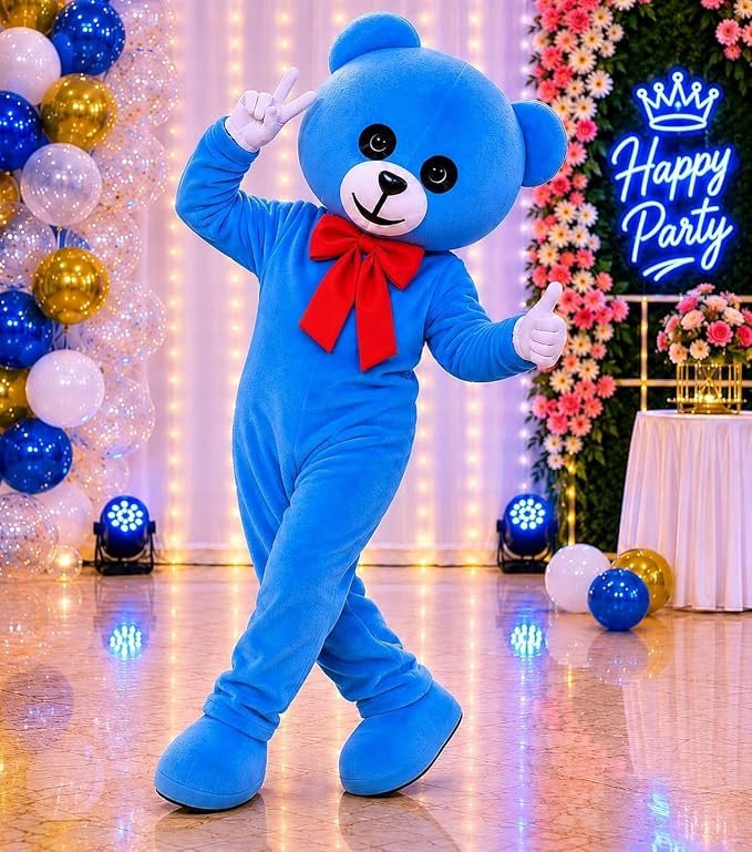 Blue Hedgehog Mascot Costume