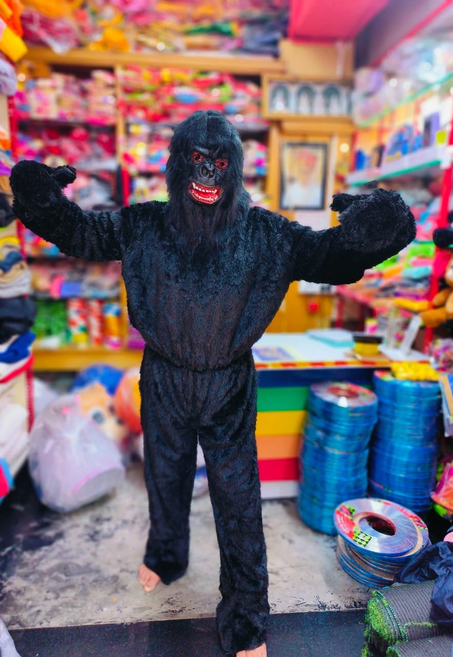 Black Gorilla Mascot Costume - Image 2