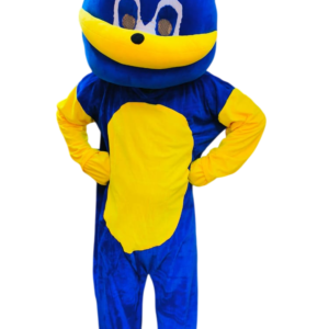 Blue & Yellow Hedgehog Mascot Costume