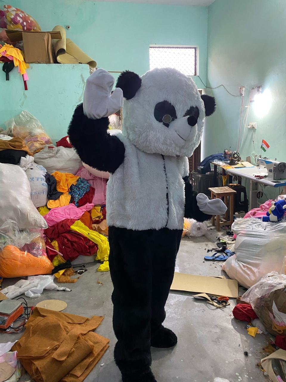 Panda Mascot Costume - Image 2