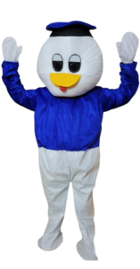 Donald Duck Style Cartoon Mascot Costume